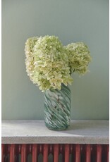 HAY Splash Vase Roll Neck-Small-Green swirl