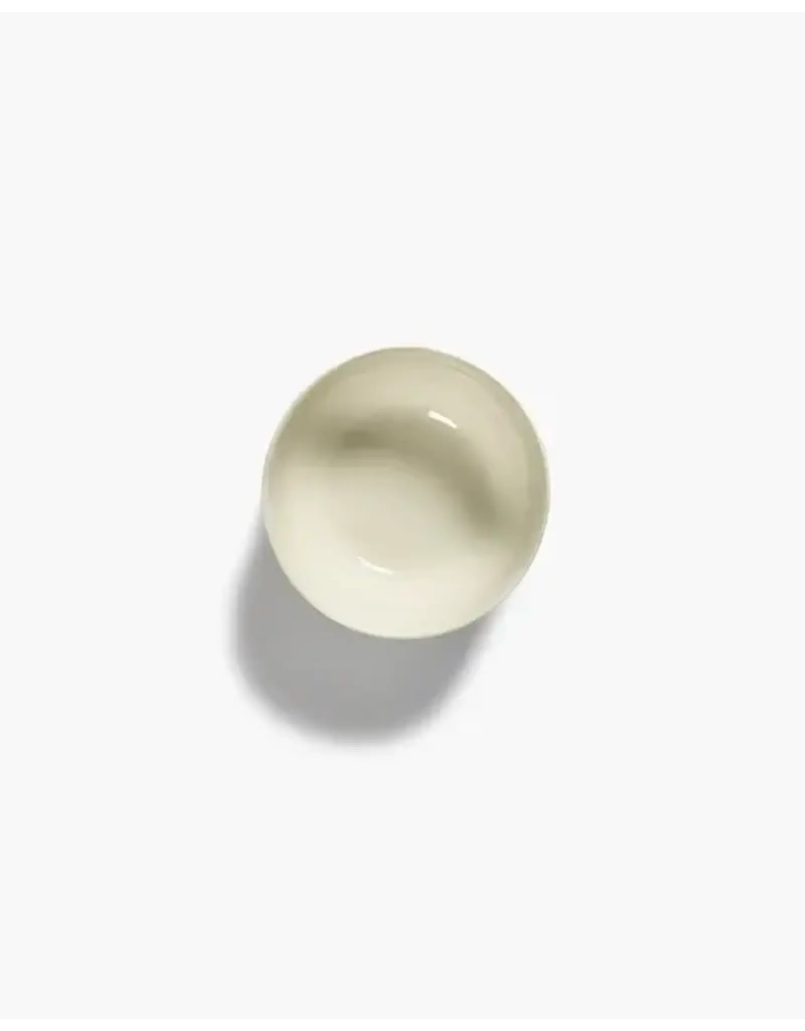 Serax Small Bowls White + Swirl-Stripes-Blue