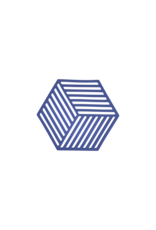 ZONE Denmark Potonderzetter Hexagon Indigo Silicone