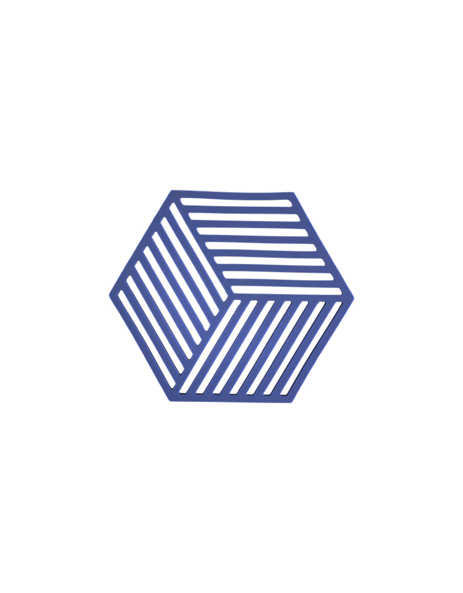 ZONE Denmark Potonderzetter Hexagon Indigo Silicone