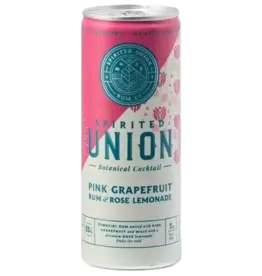 Spirited Union Ready to Drink Grapefruit Rum & Rose Lemonade