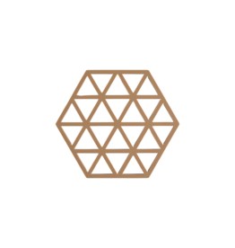 ZONE Denmark Potonderzetter Triangles Light Terracotta Silicone