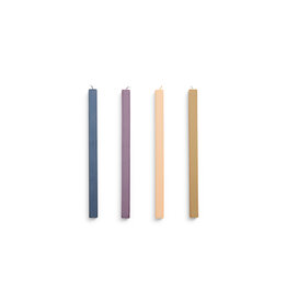 HAY Square Candle-Dark Set of 4