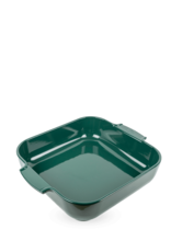Peugeot France Appolia Vierkante keramische ovenschaal bosgroen 36 cm