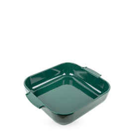Peugeot France Appolia Vierkante keramische ovenschaal bosgroen 36 cm