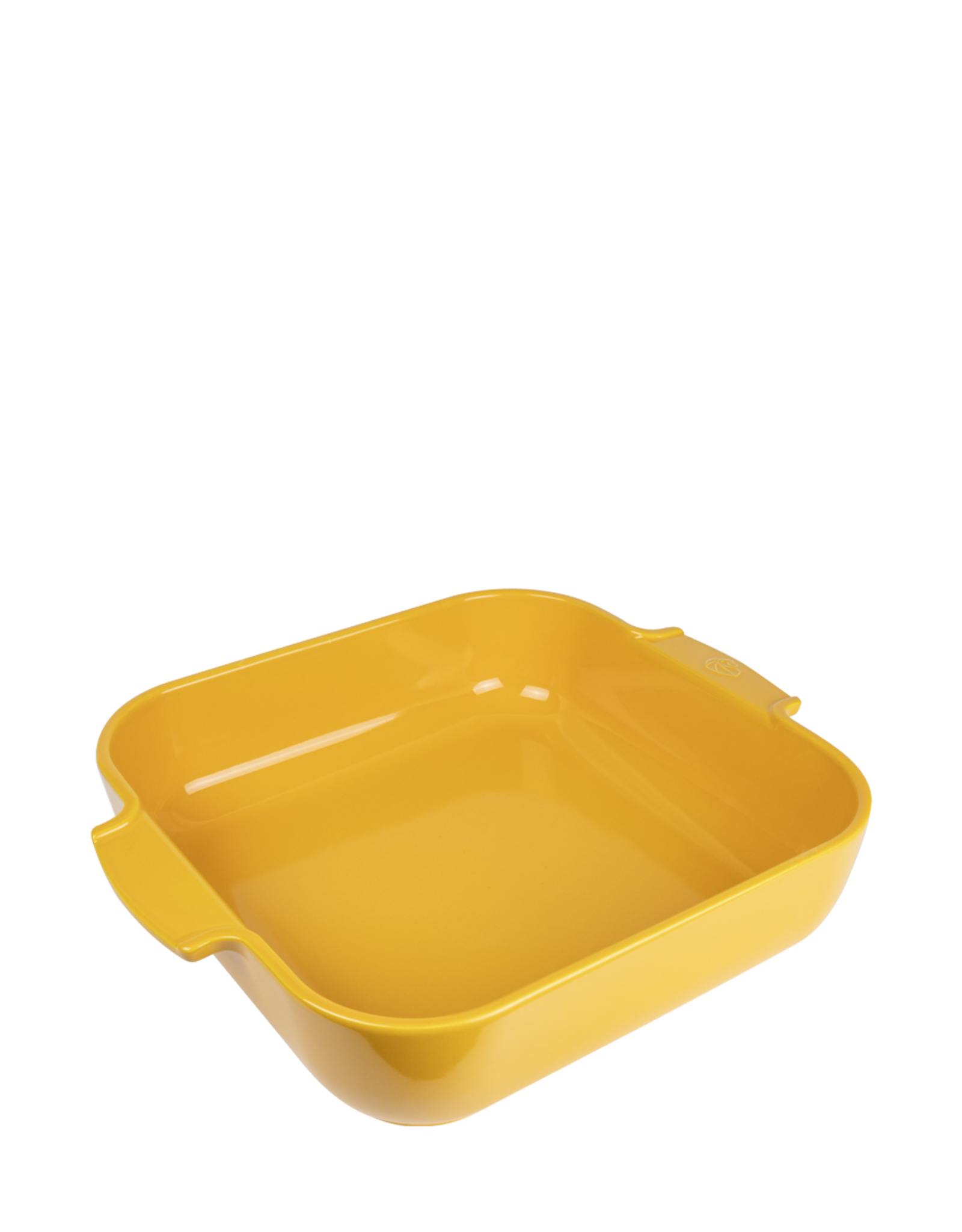Peugeot France Appolia Vierkante keramische ovenschaal Saffraangeel 36 cm