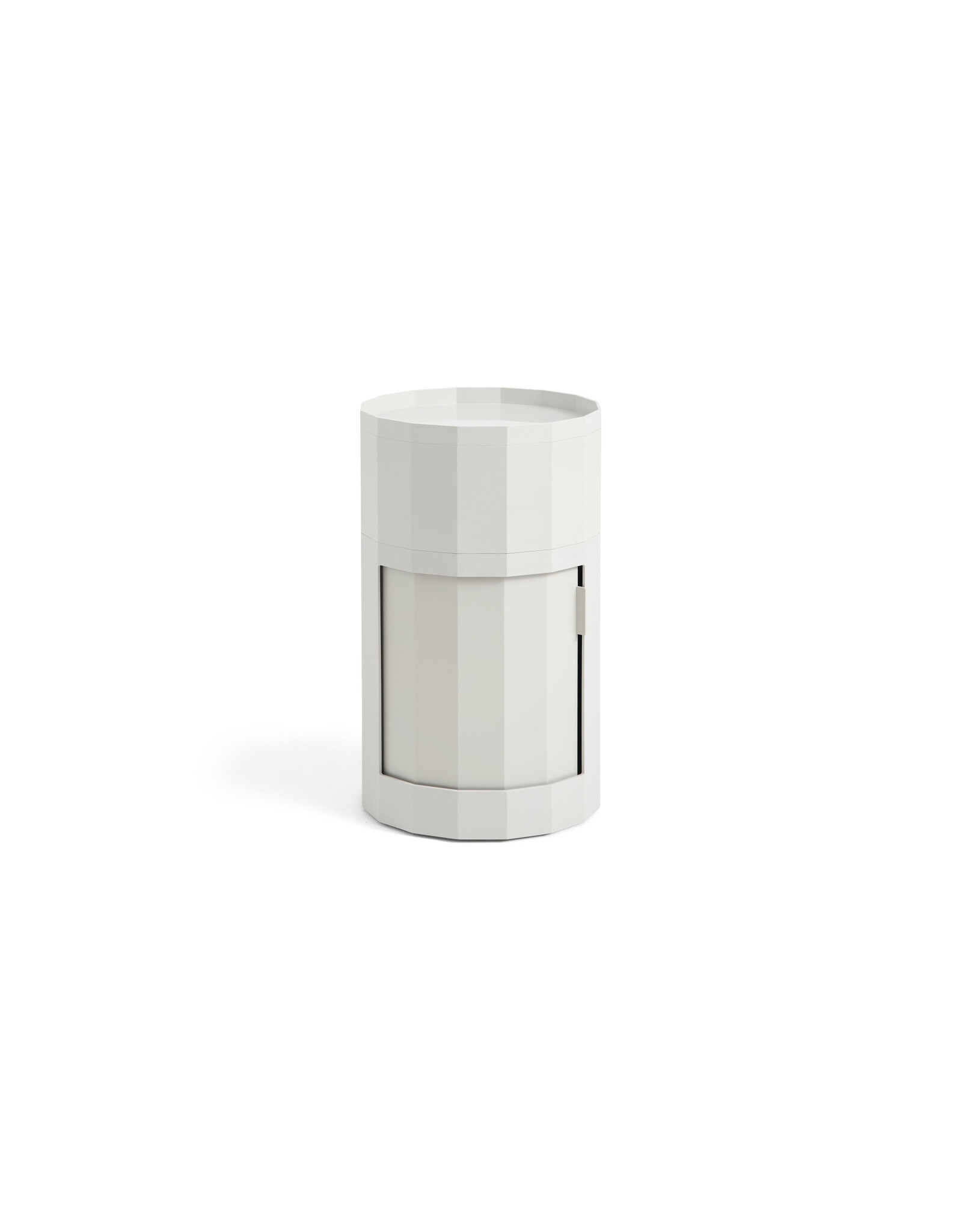 HAY Facet Cabinet 101 incl. feet and castors-Misty grey