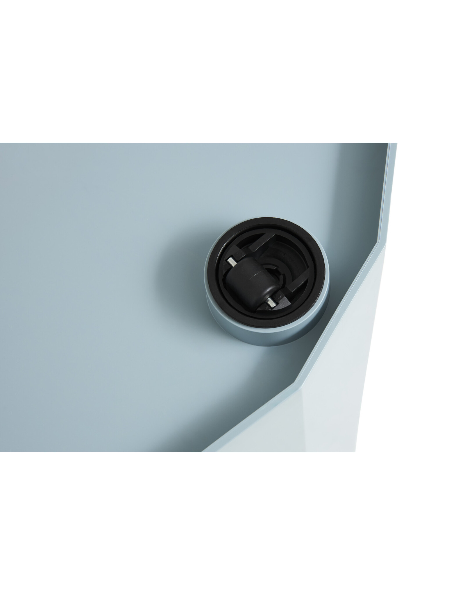 HAY Facet Cabinet 101 incl. feet and castors-Misty grey