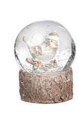 Goodwill Xmas Bird Snow Globe Crm 6,5cm Jonathan