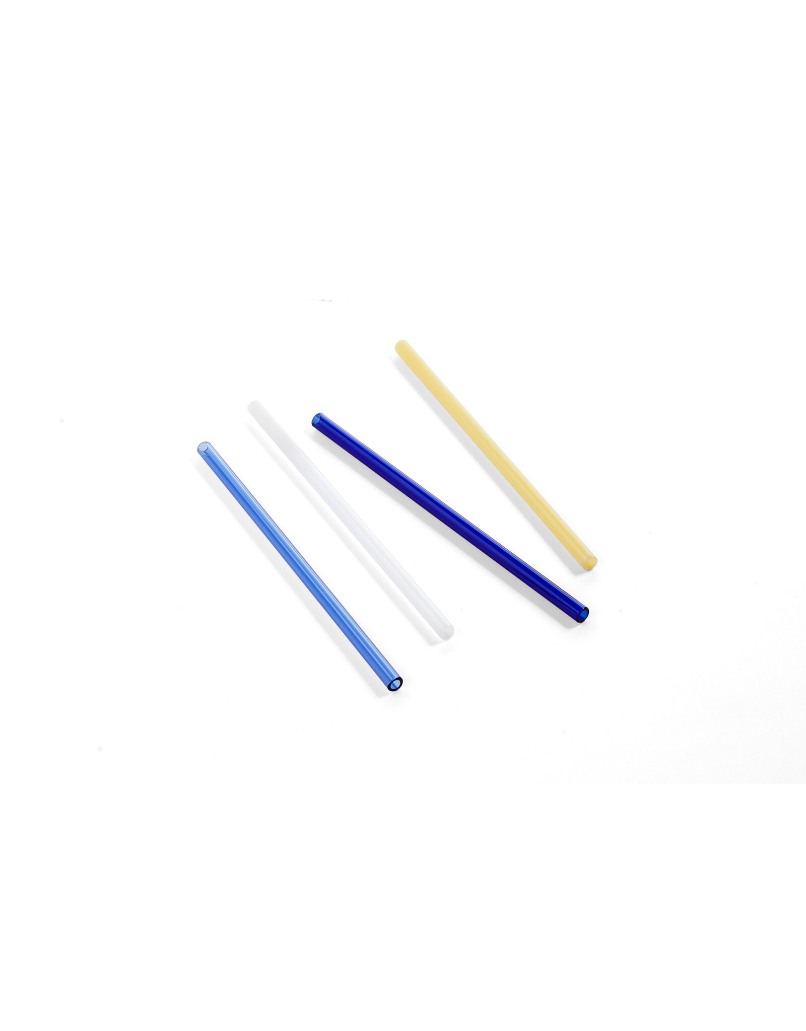 HAY Sip-Straight Straw Set of 4-Opaque mix