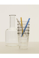 HAY Sip-Straight Straw Set of 4-Opaque mix