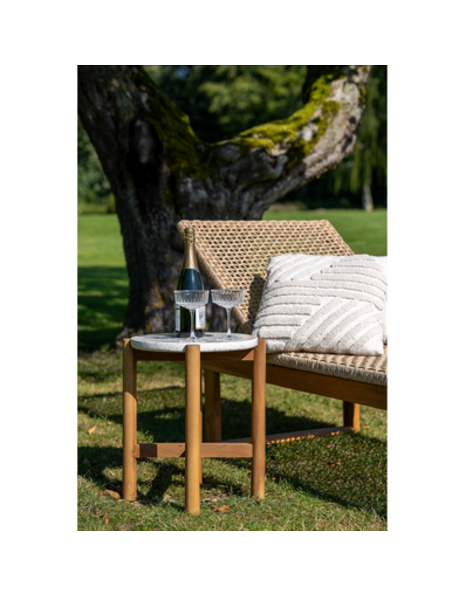 House Nordic Albany Cushion  white 45x45 cm