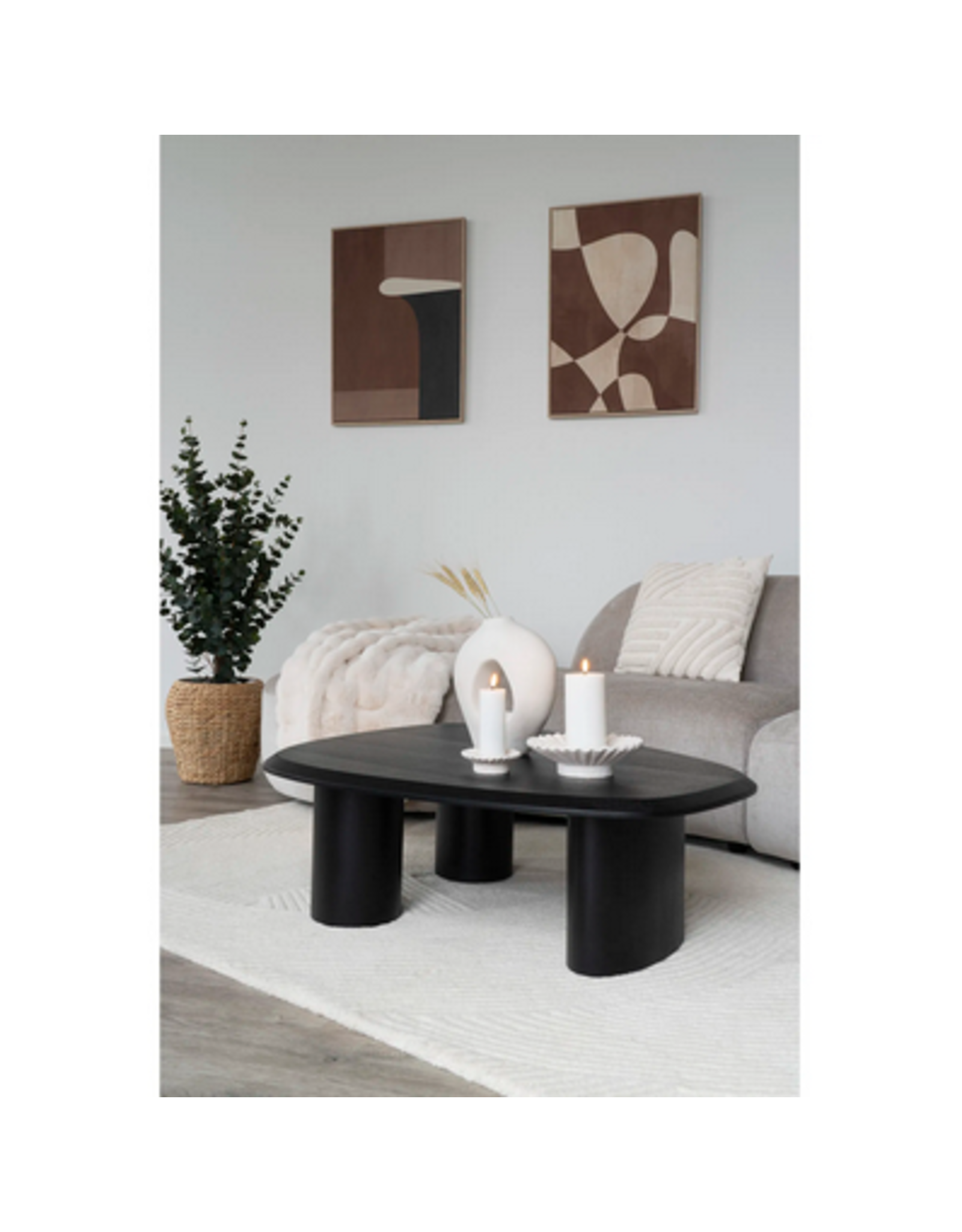 House Nordic Albany Cushion  white 45x45 cm