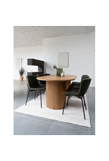 House Nordic Vase, glass, smoked green 21x12x26,5 cm