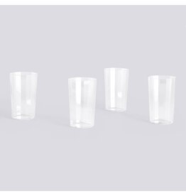 HAY Angle Glass-Set of 4 Large H13-Clear