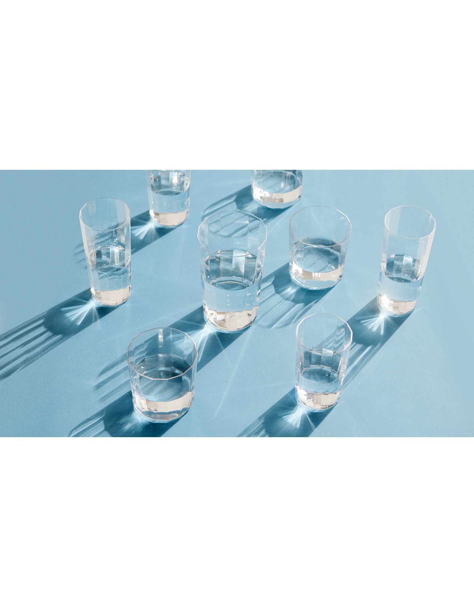 HAY Angle Glass-Set of 4 Large H13-Clear