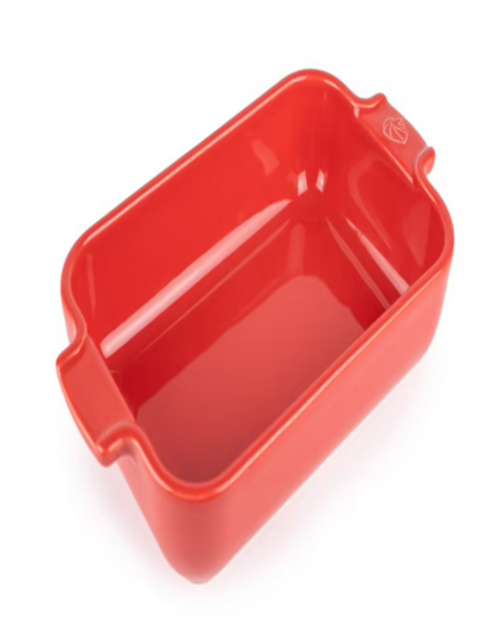 Peugeot France Appolia Rechthoekige individuele keramische ovenschaal, rood, 22 cm