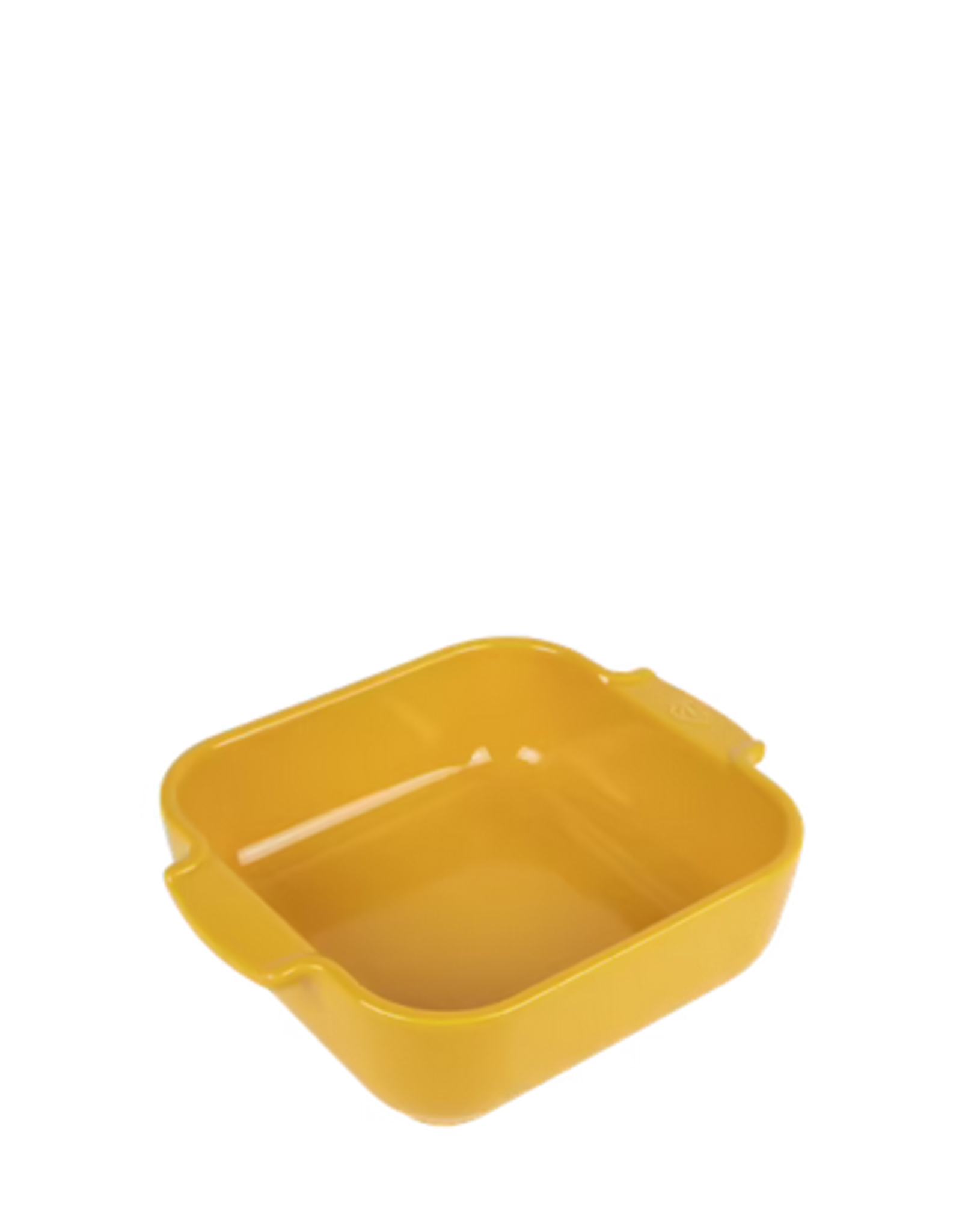 Peugeot France Appolia Vierkante keramische ovenschaal Saffraangeel 21 cm