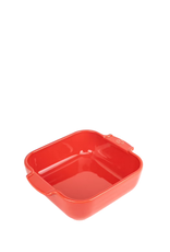Peugeot France Appolia Vierkante keramische ovenschaal rood 21 cm