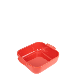 Peugeot France Appolia Vierkante keramische ovenschaal rood 21 cm