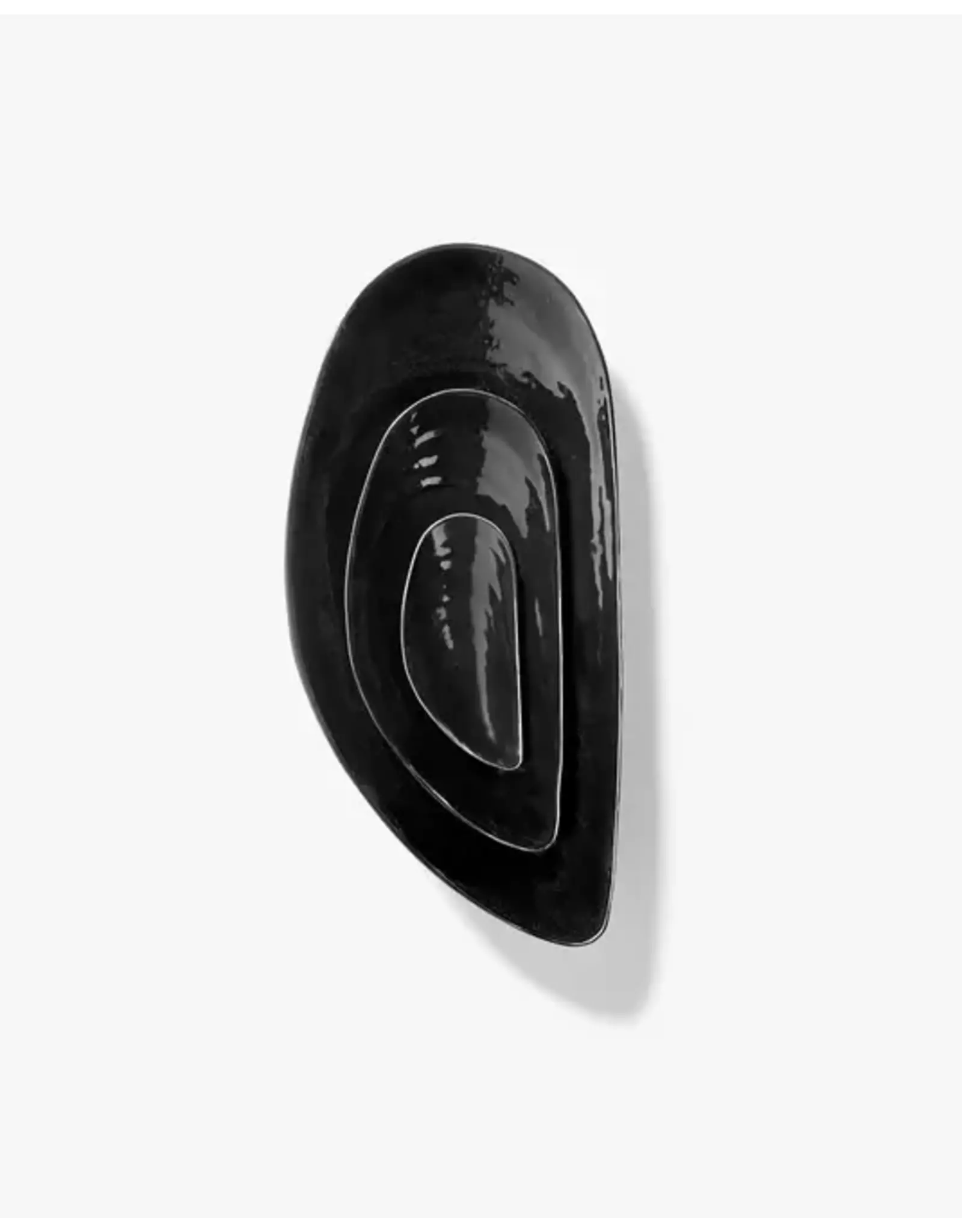 Serax BOWL MARCEL S BLACK LES OBJETS MOULEVERSANTS