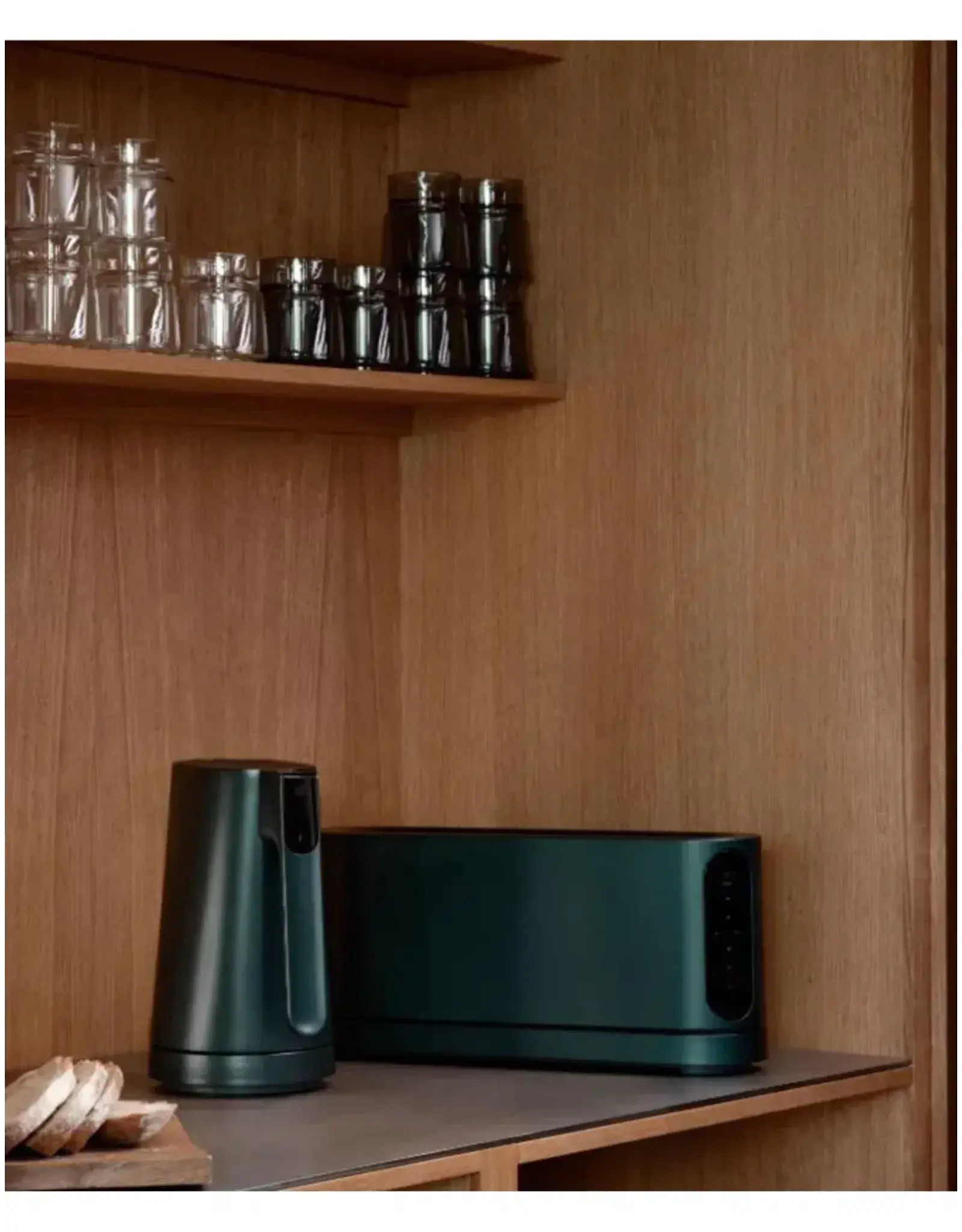 Jacob Jensen Long Slot Broodrooster 41 x 11 x 19,5 cm Green