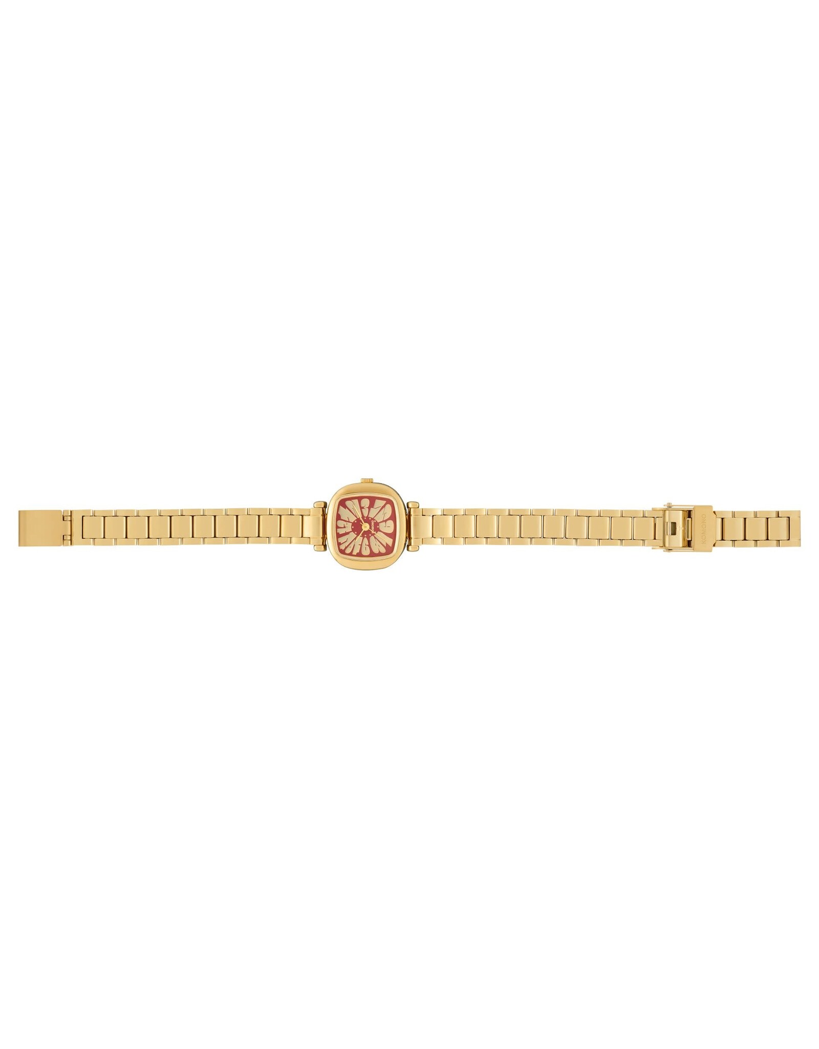 KOMONO Moneypenny Flower Tire Gold Bordeaux