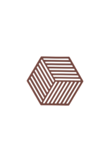 ZONE Denmark Trivet Hexagion Burgundy