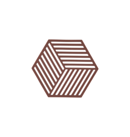 ZONE Denmark Trivet Hexagion Burgundy