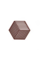 ZONE Denmark Trivet Hexagion Burgundy