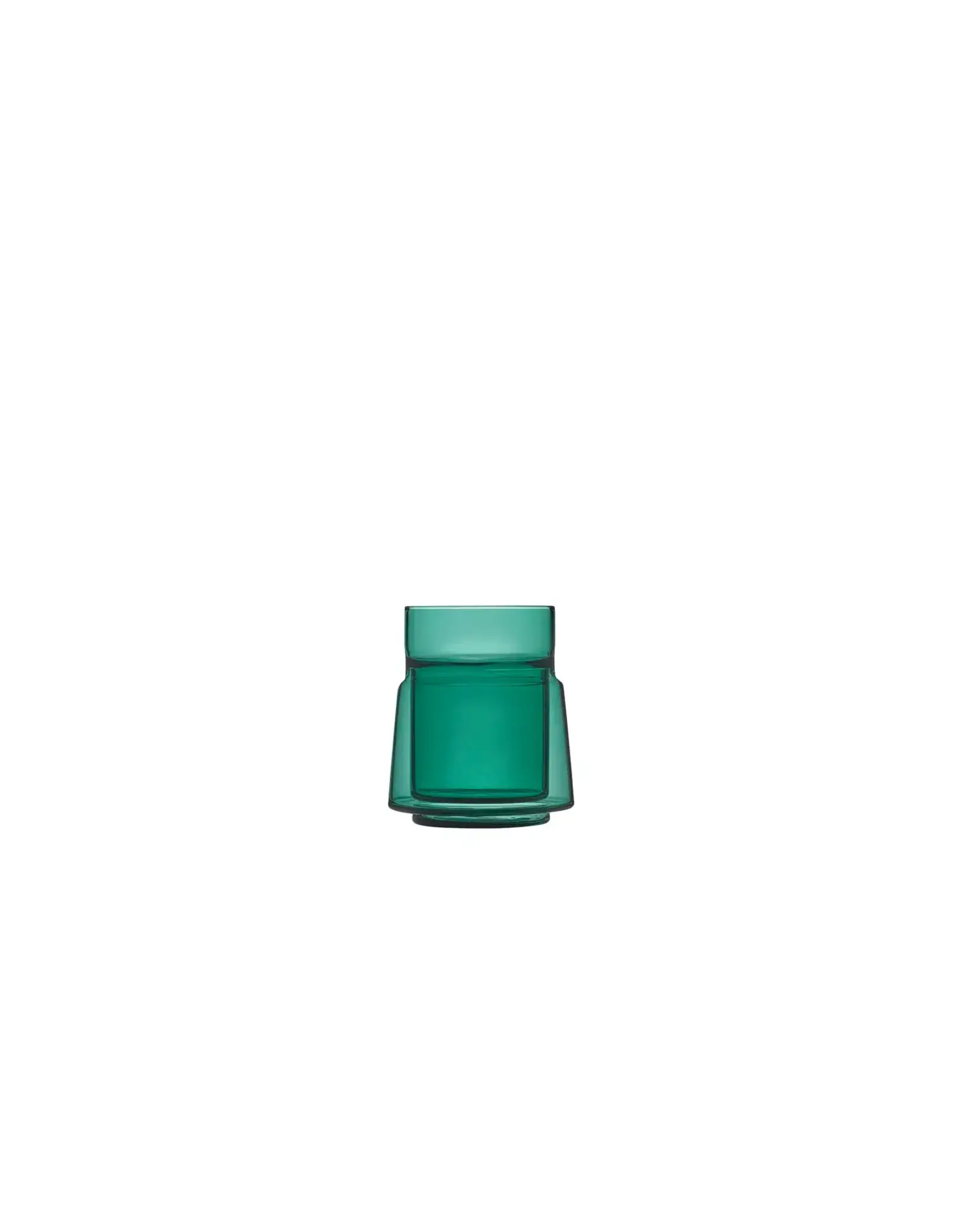 Double Wall Glass Medium 21cl Green