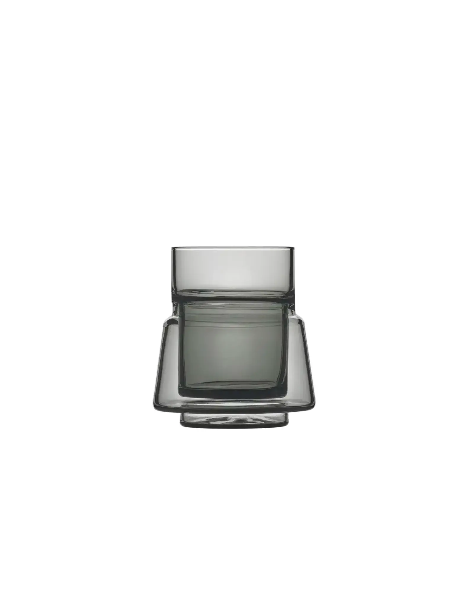 Double Wall Glass Small 7cl Black