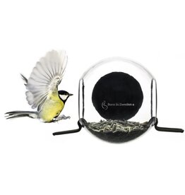 Born In Sweden - Voederhuisje Raam - Transparant - 20 x 18 cm