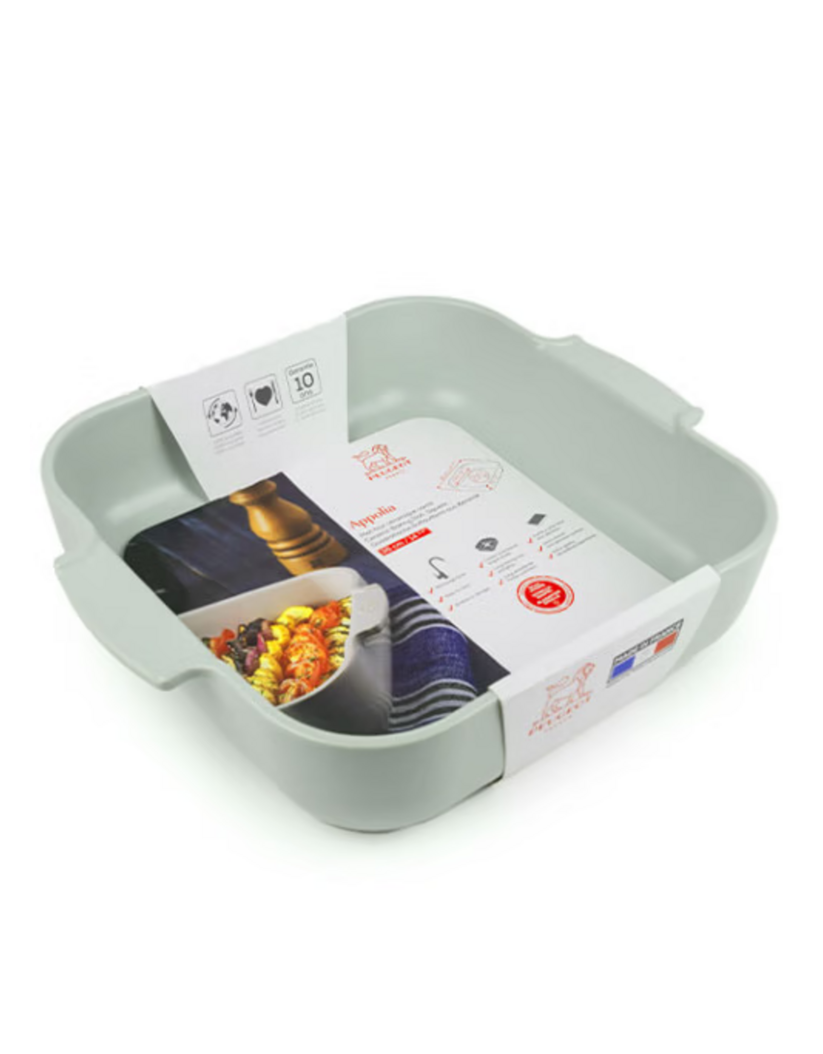 Peugeot France Appolia Schotel Four Céramique Carré Vert Sauge 36 cm - 14.25in