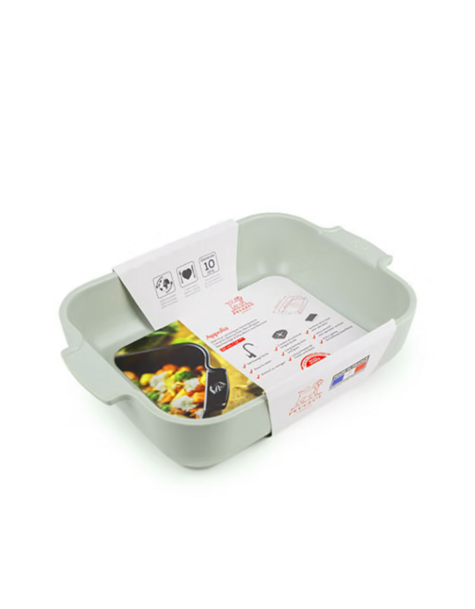 Peugeot France Appolia Schotel Oven Keramiek Rechthoekig Saliegroen 32 cm - 12.5in