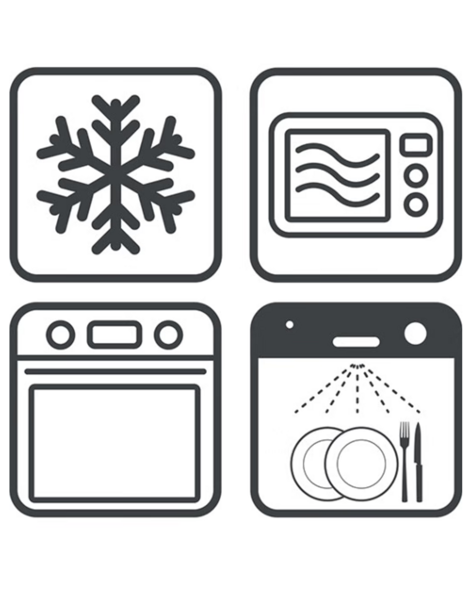 Peugeot France Appolia Vierkante keramische ovenschaal bosgroen 21 cm