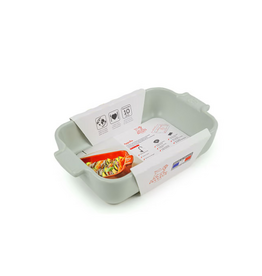 Peugeot France Appolia Schotel Oven Keramiek Individueel Rechthoek Saliegroen 22 cm