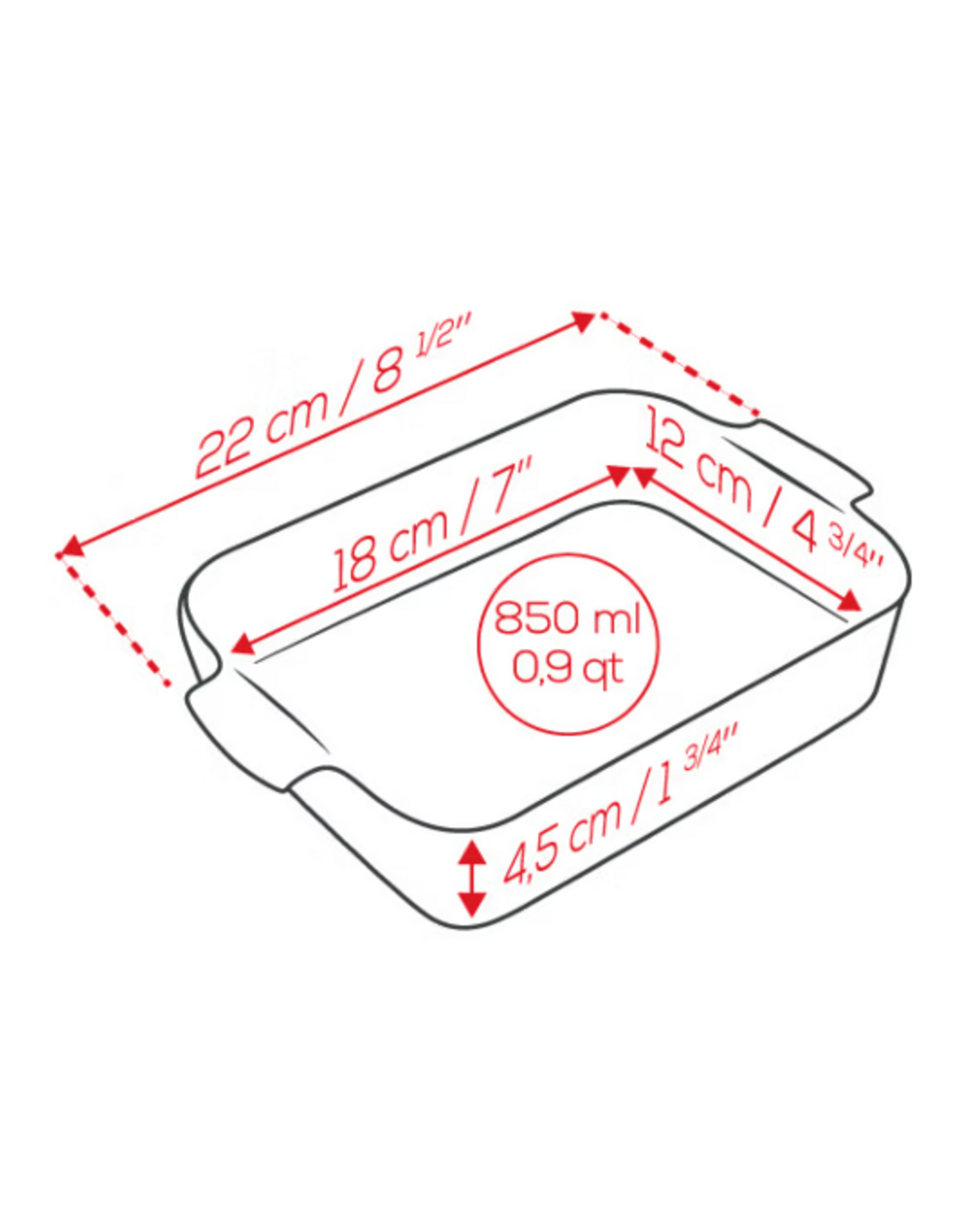 Peugeot France Appolia Schotel Oven Keramiek Individueel Rechthoek Saliegroen 22 cm