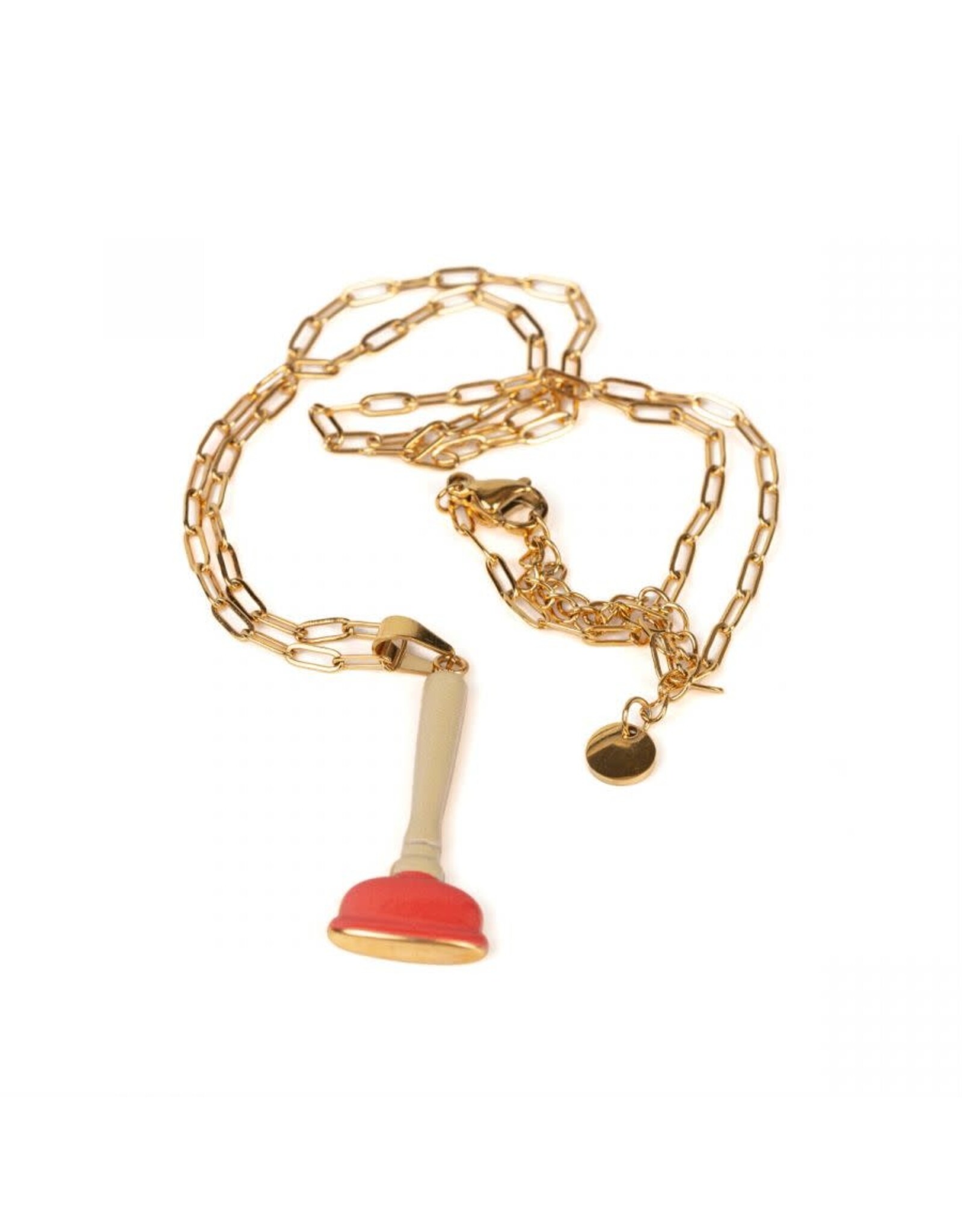 Seletti SINK PLUNGER Necklace with pendant