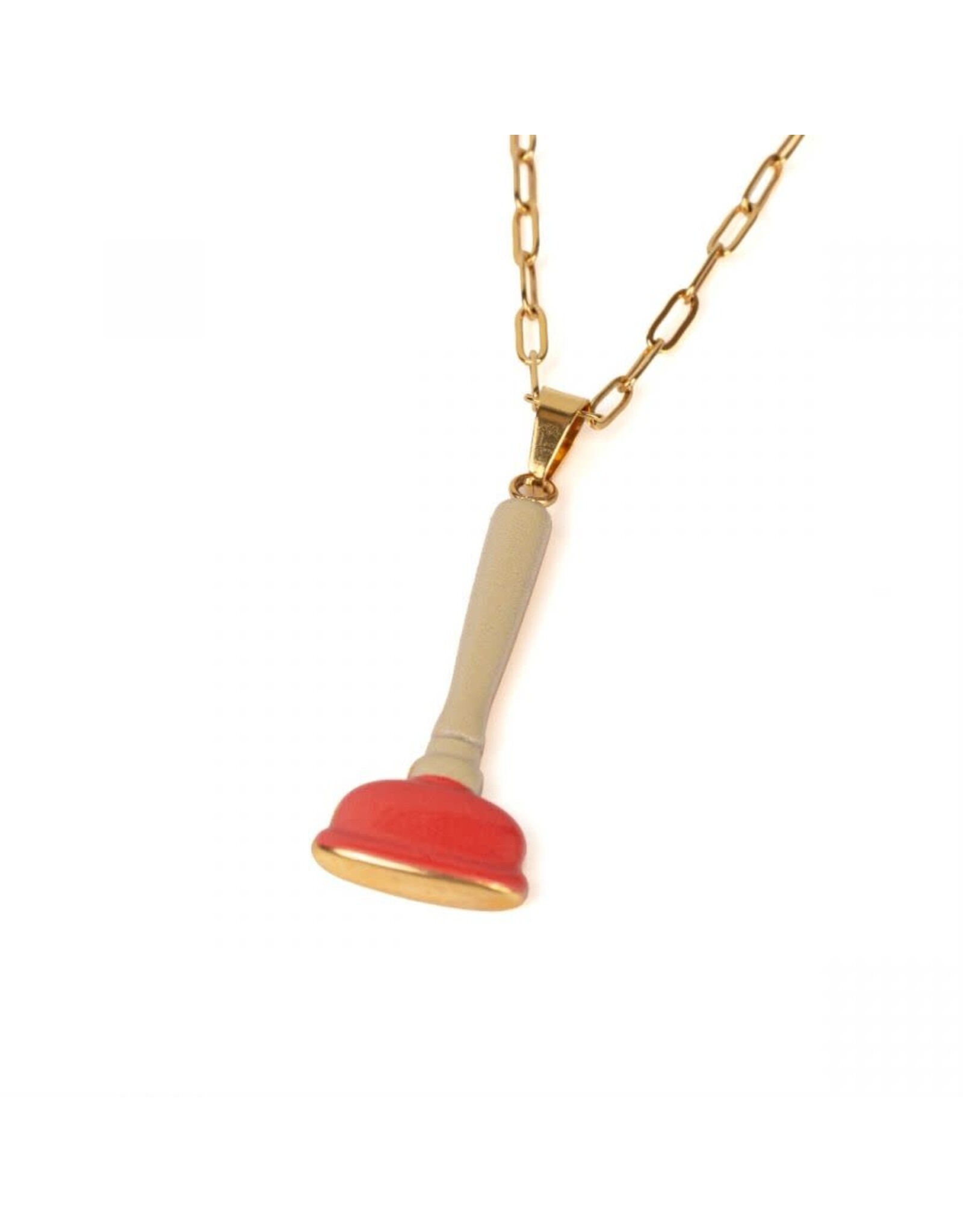 Seletti SINK PLUNGER Necklace with pendant