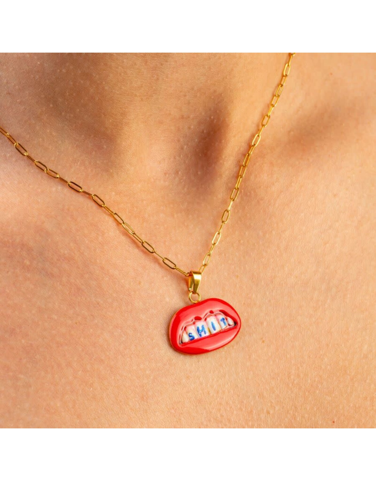 Seletti SHIT Necklace with pendant