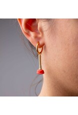 Seletti SINK PLUNGER dangling earrings