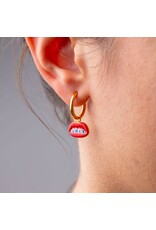 Seletti SHIT dangling earrings - Toiletpaper Jewels