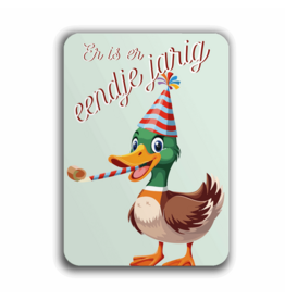 Smaajl Er is ereendje jarig