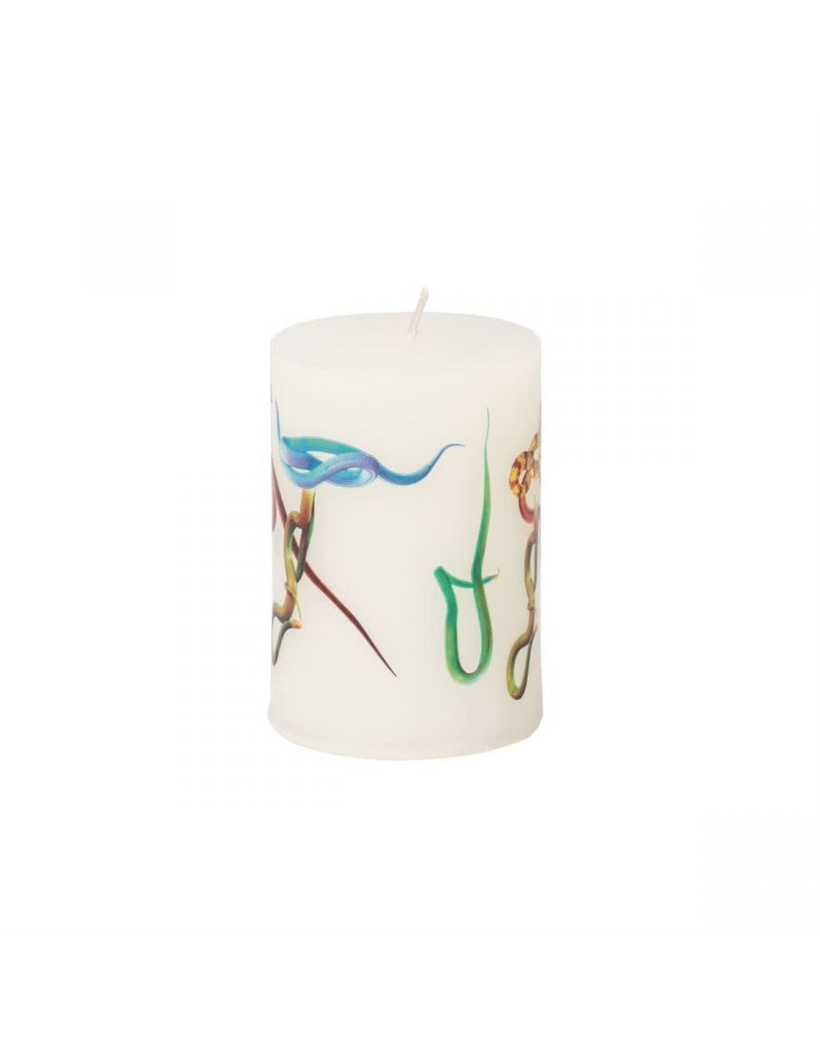 Seletti TOILETPAPER Large Candle SNAKES WHITE