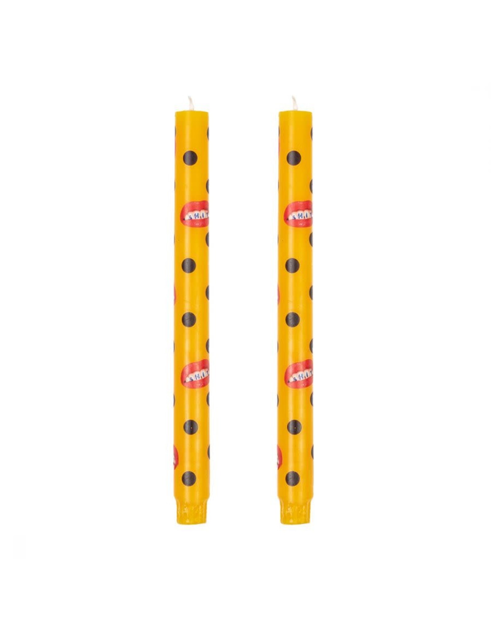 Seletti TOILETPAPER Set of 2 Stem Candles SHIT