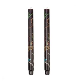 Seletti TOILETPAPER Set of 2 Stem Candles SNAKES BLACK