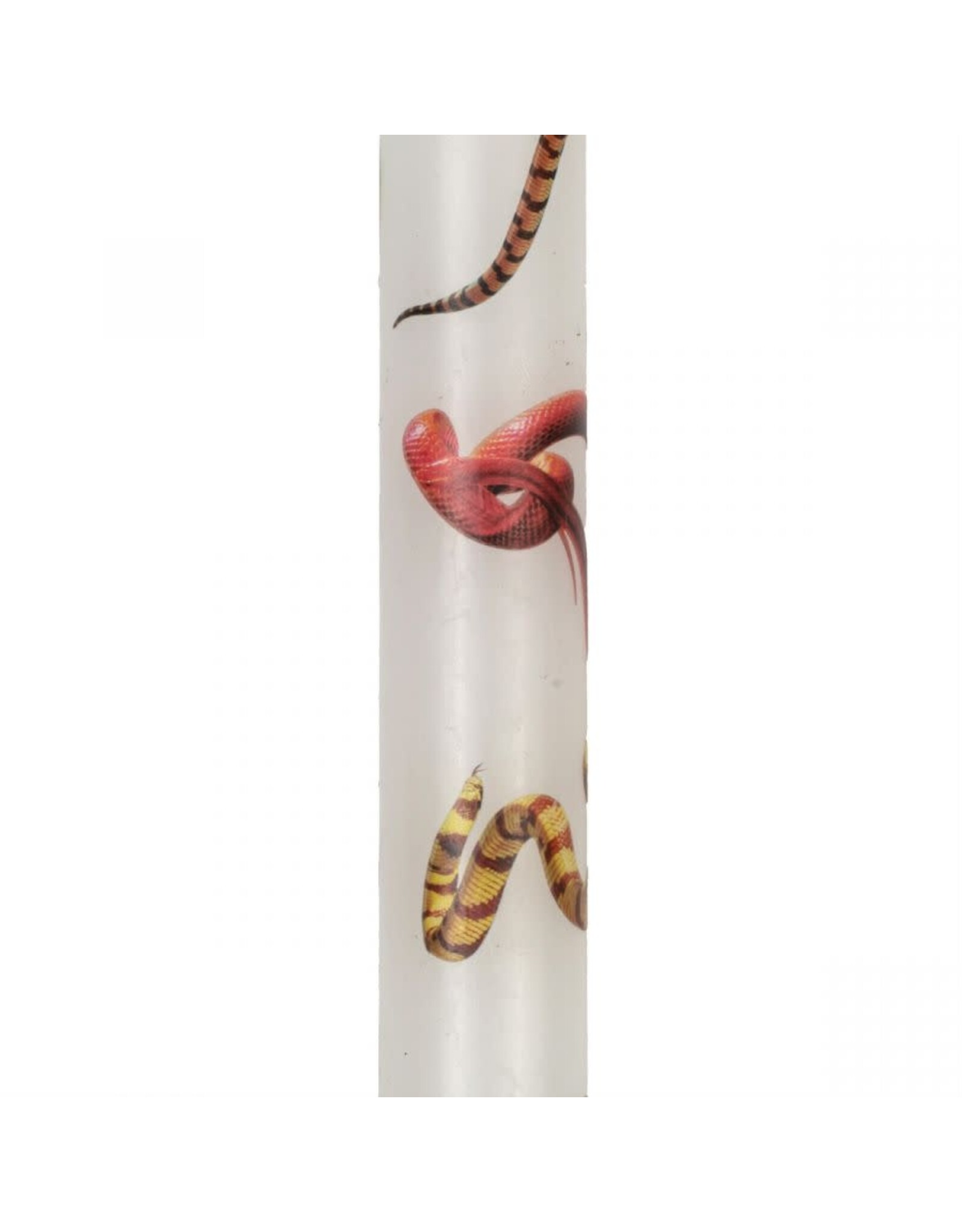 Seletti TOILETPAPER Set of 2 Stem Candles SNAKES WHITE