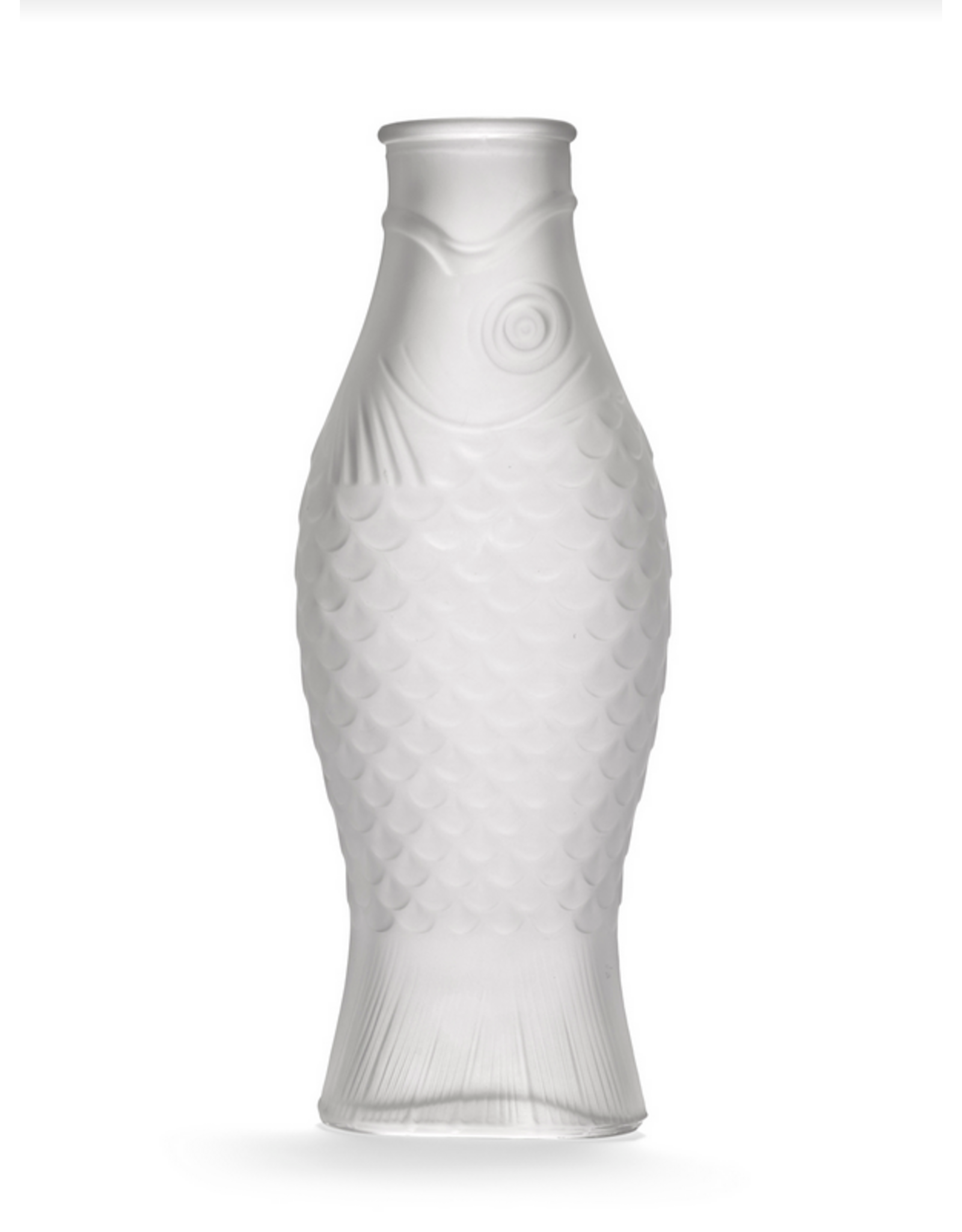 Serax Carafe Frosted White Fish & Fish