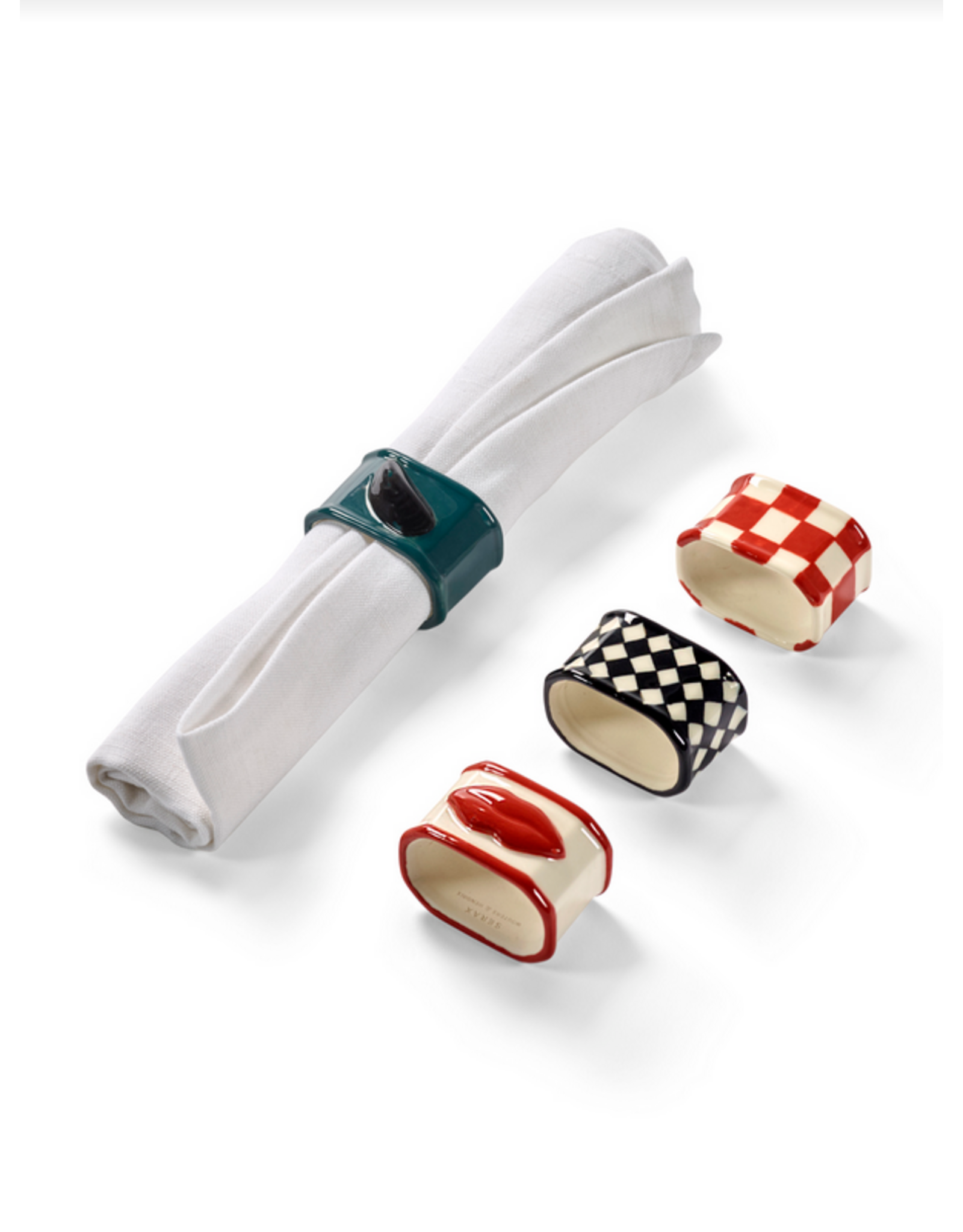 Serax Napkin Ring Ass/4 Mix